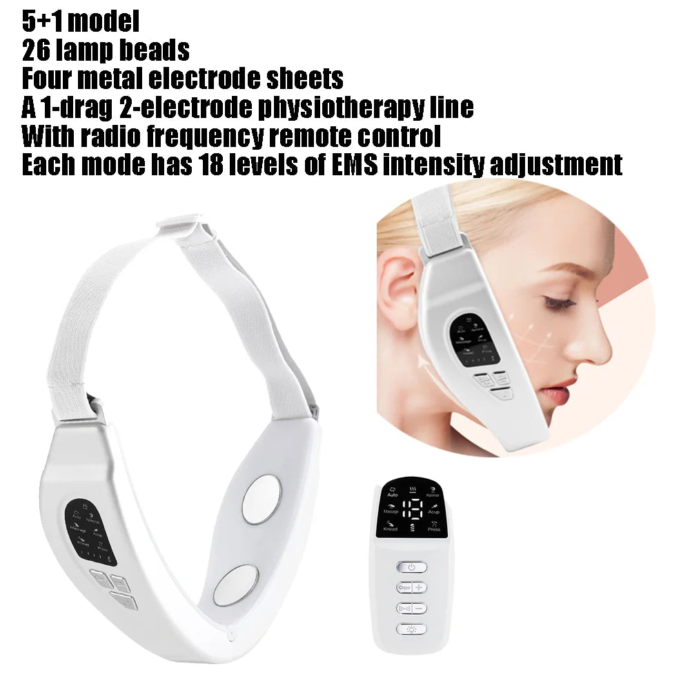 EMS V-Face Lifting Device | 6 Modes Microcurrent Massager